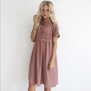 Roolee Lace Midi Dress